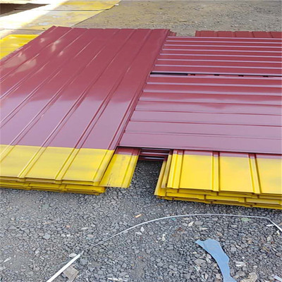 红色彩钢围挡-北京鑫增泰